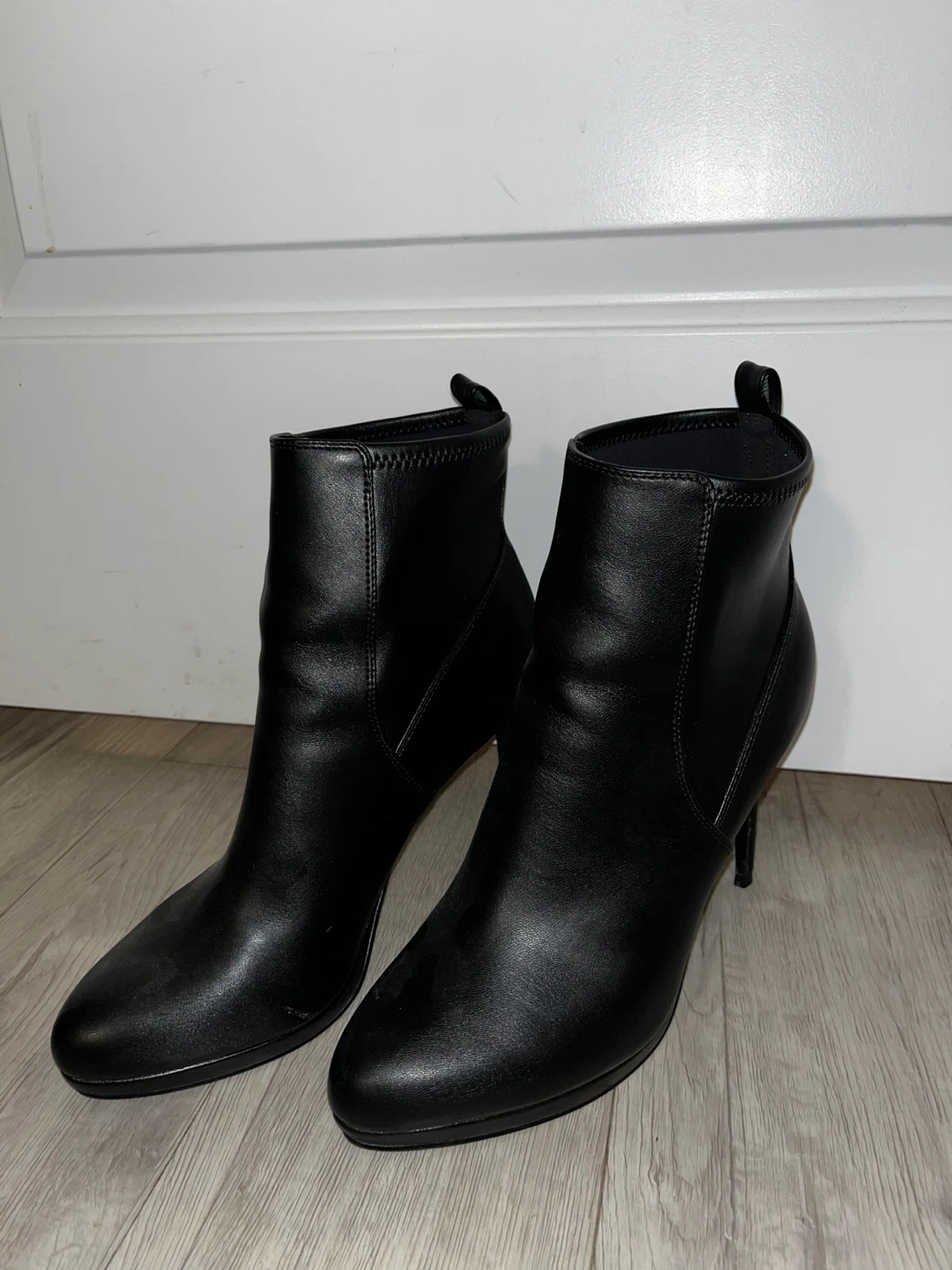 Black Heeled Ankle Boots
