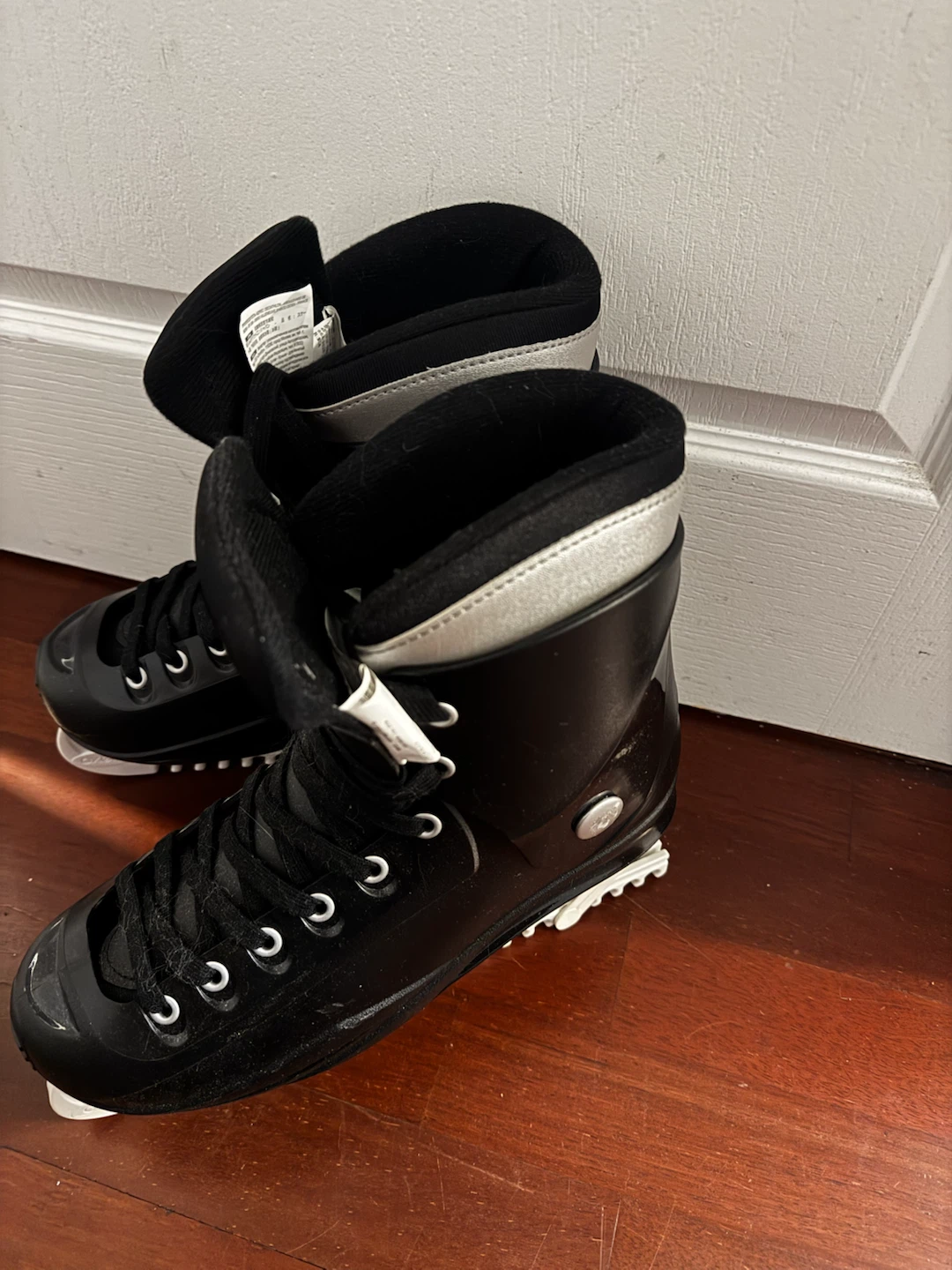 Oxelo Fit 50 Black Ice Skates - Men's US 10.5