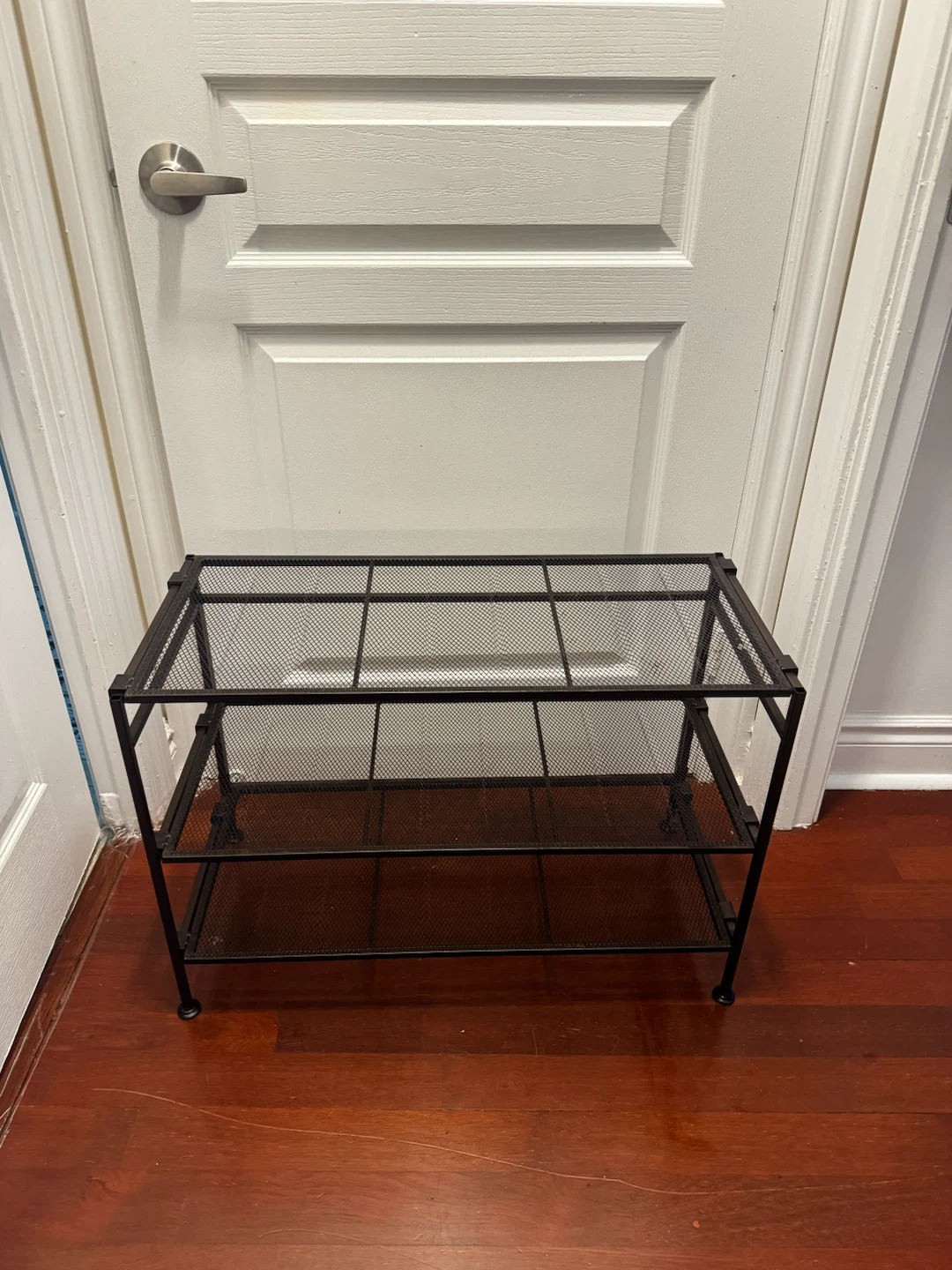 3-Tier Metal Mesh Shoe Rack - photo 2