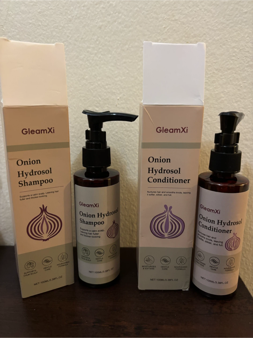 NEW-Onion Hydrosol Shampoo and Conditioner Set