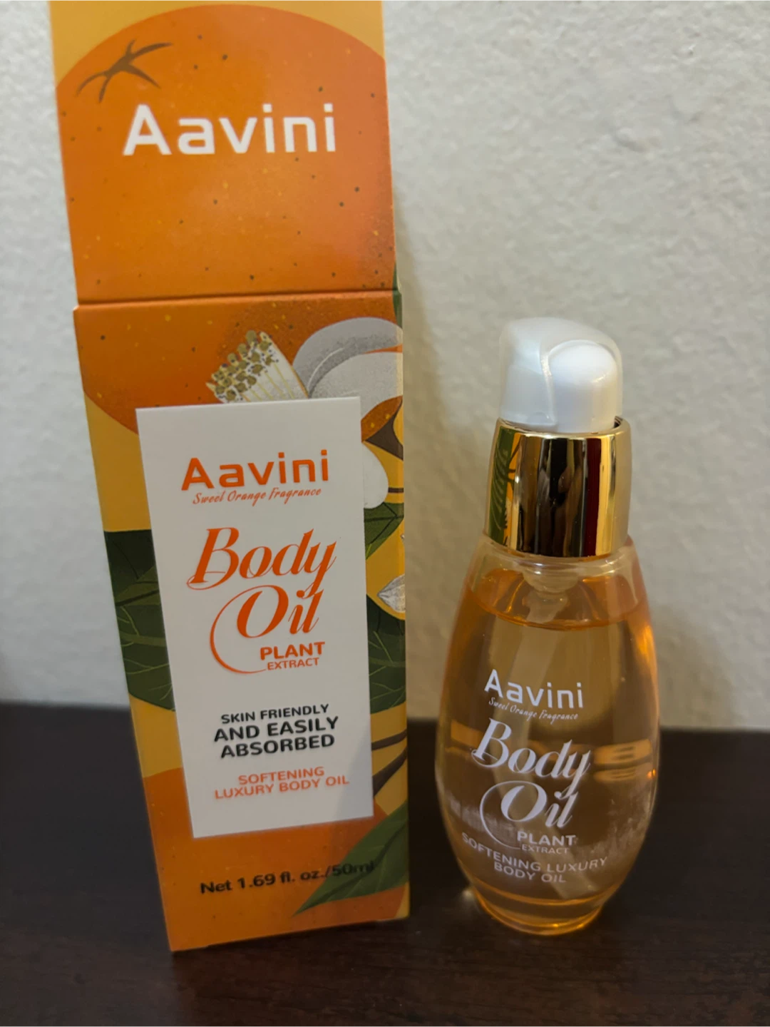 NEW-Aavini Sweet Orange Body Oil 50ml