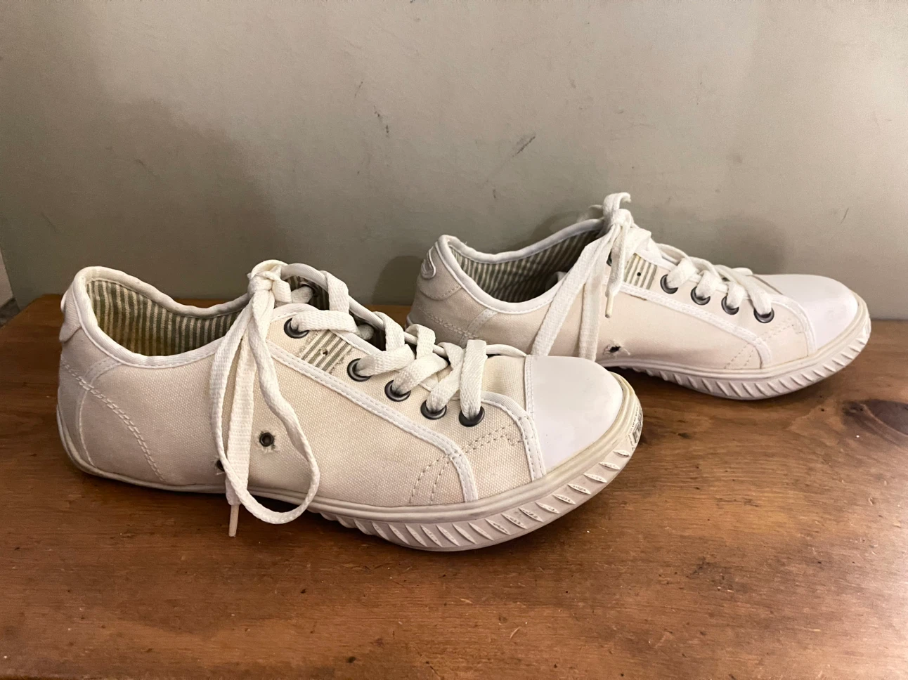 Diesel white canvas sneakers  Size 42 - photo 3