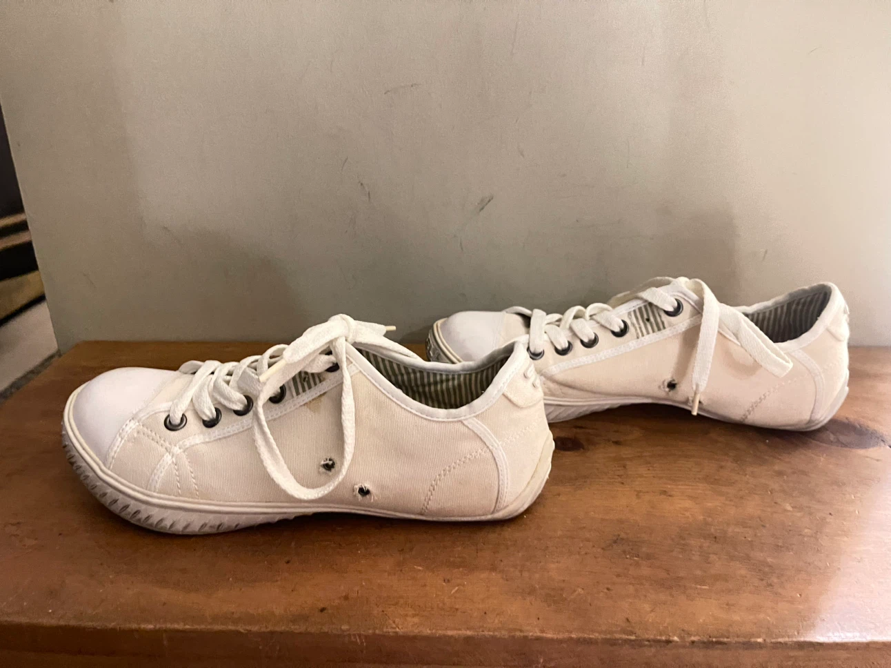Diesel white canvas sneakers  Size 42 - photo 4