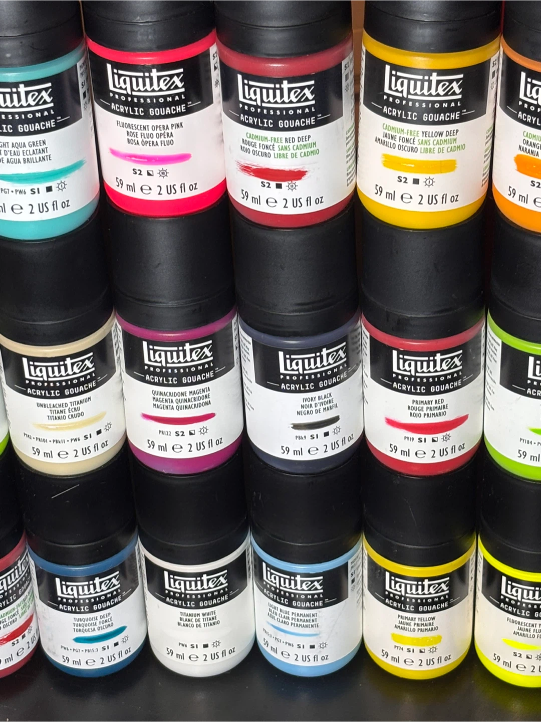 Liquitex Professional Acrylic 28 colour Gouache Set - photo 3