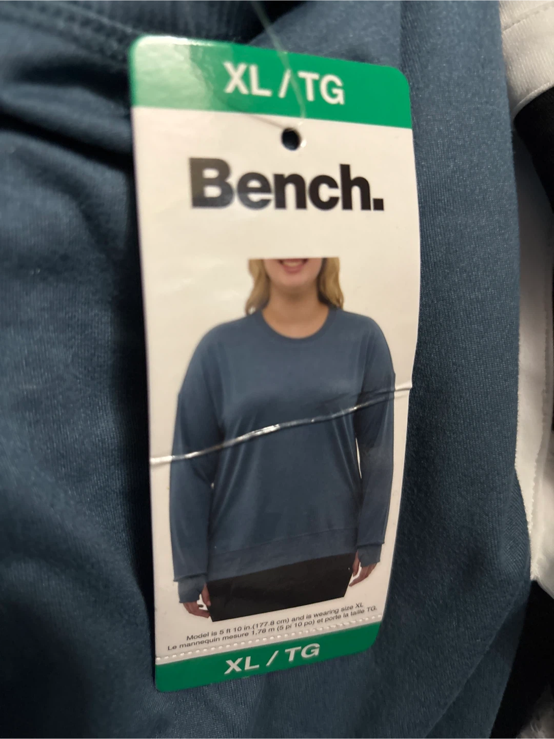 Bench Blue Long Sleeve Crewneck XL