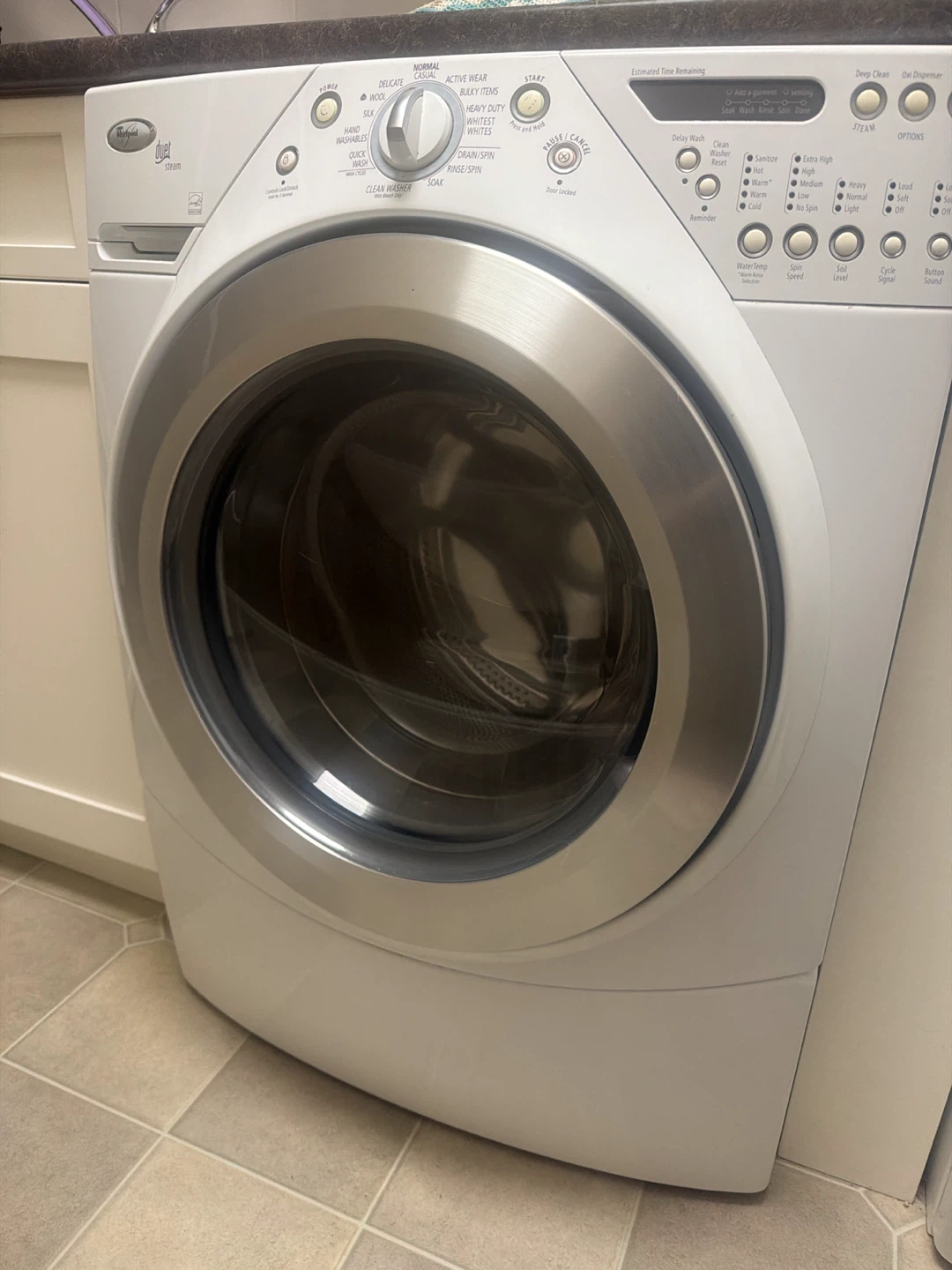 Whirlpool Duet Steam Washer and dryer