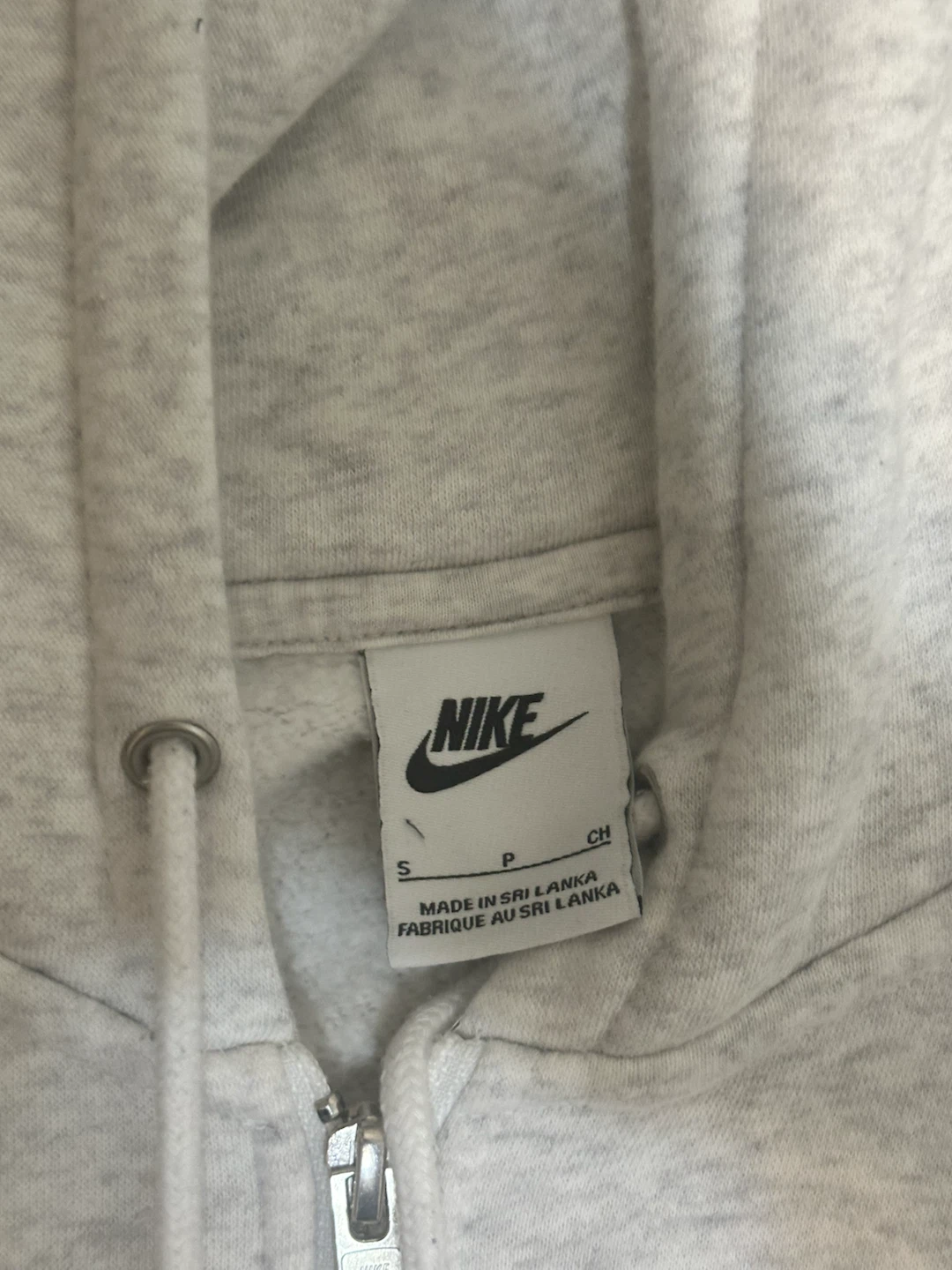 Nike Zip-Up Hoodie Light Grey - photo 3