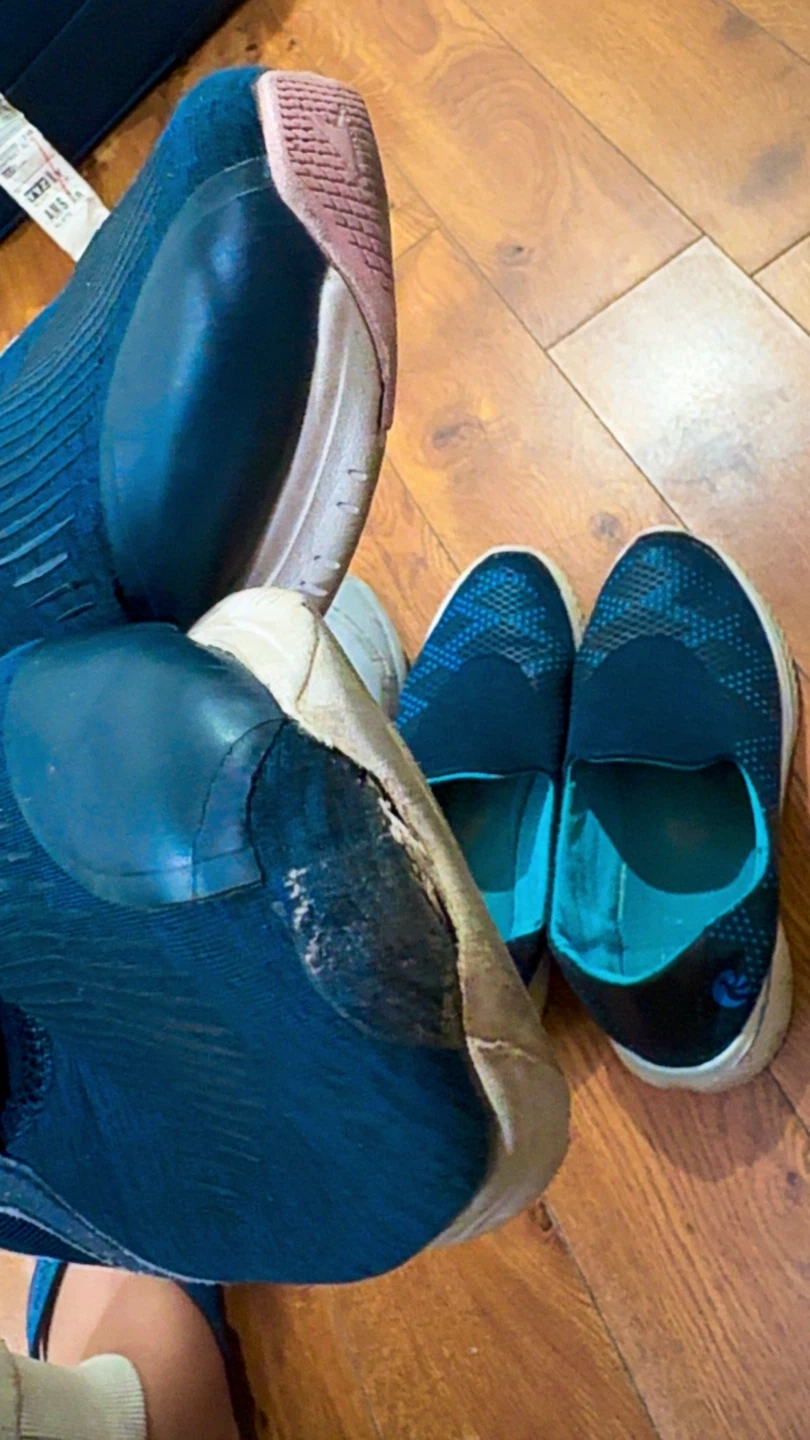 Three pairs of assorted athletic and casual shoes - photo 3