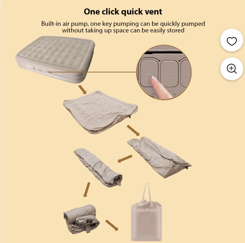 Twin Air Mattress with Built-in Pump - photo 2