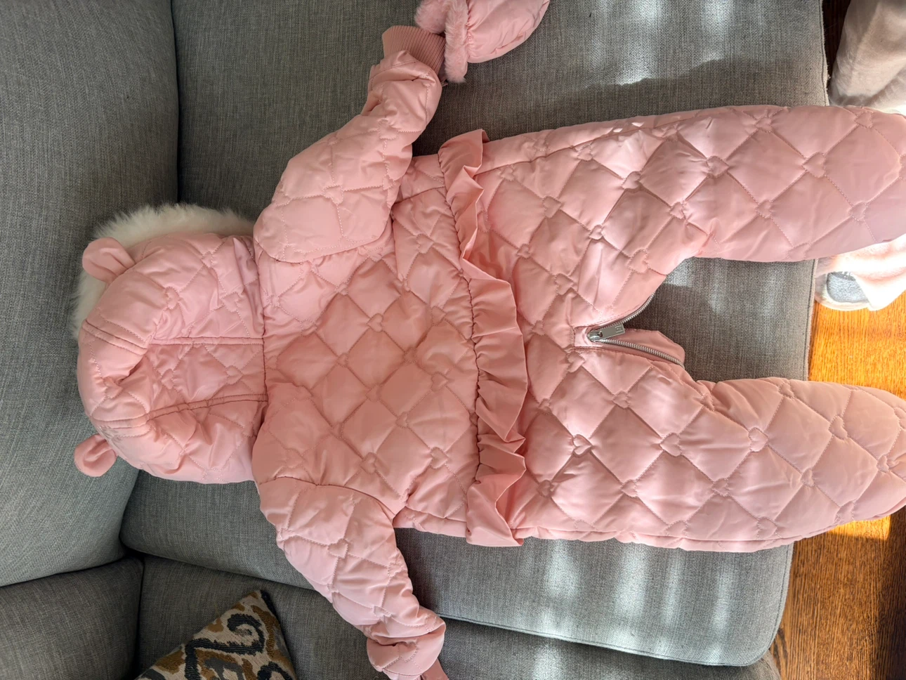 Baby girl snowsuit 9-12 months - photo 2