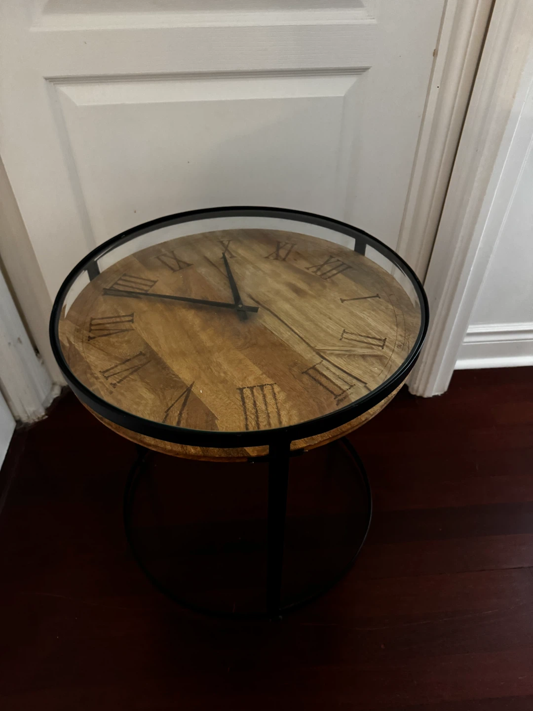 Round Clock Side Table - photo 2