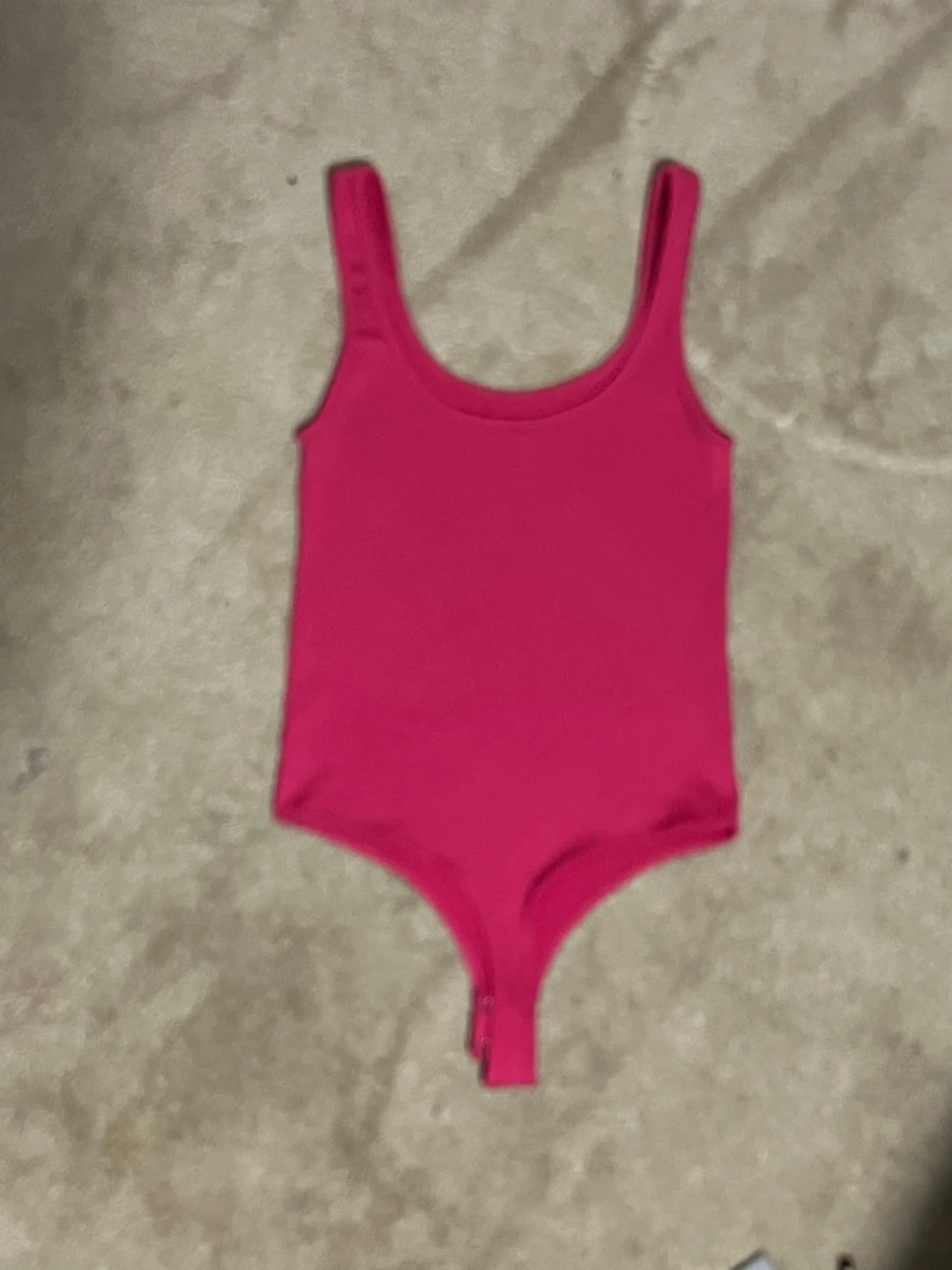 Dynamite Hot Pink Sleeveless Ribbed Bodysuit - photo 2