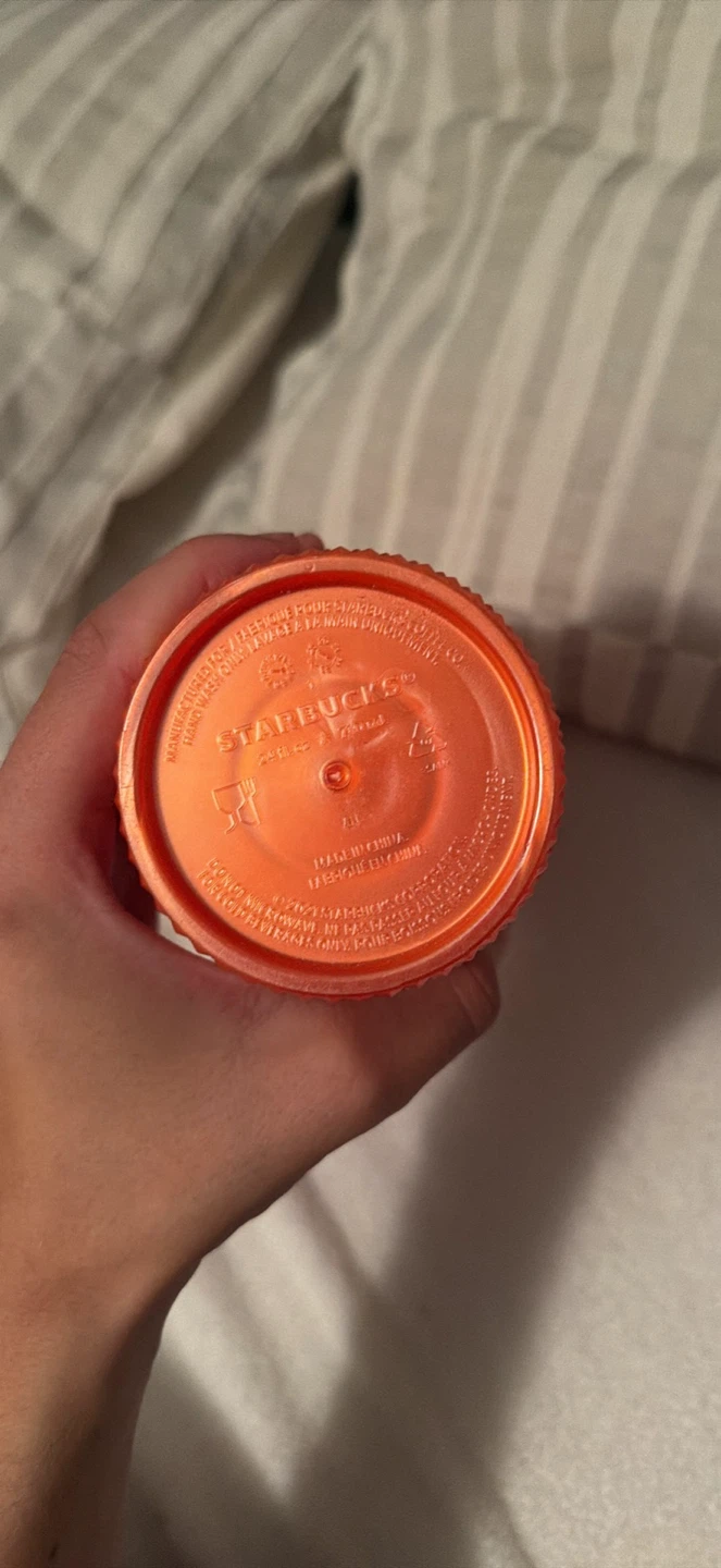 Starbucks Orange Studded Tumbler with Straw - photo 2