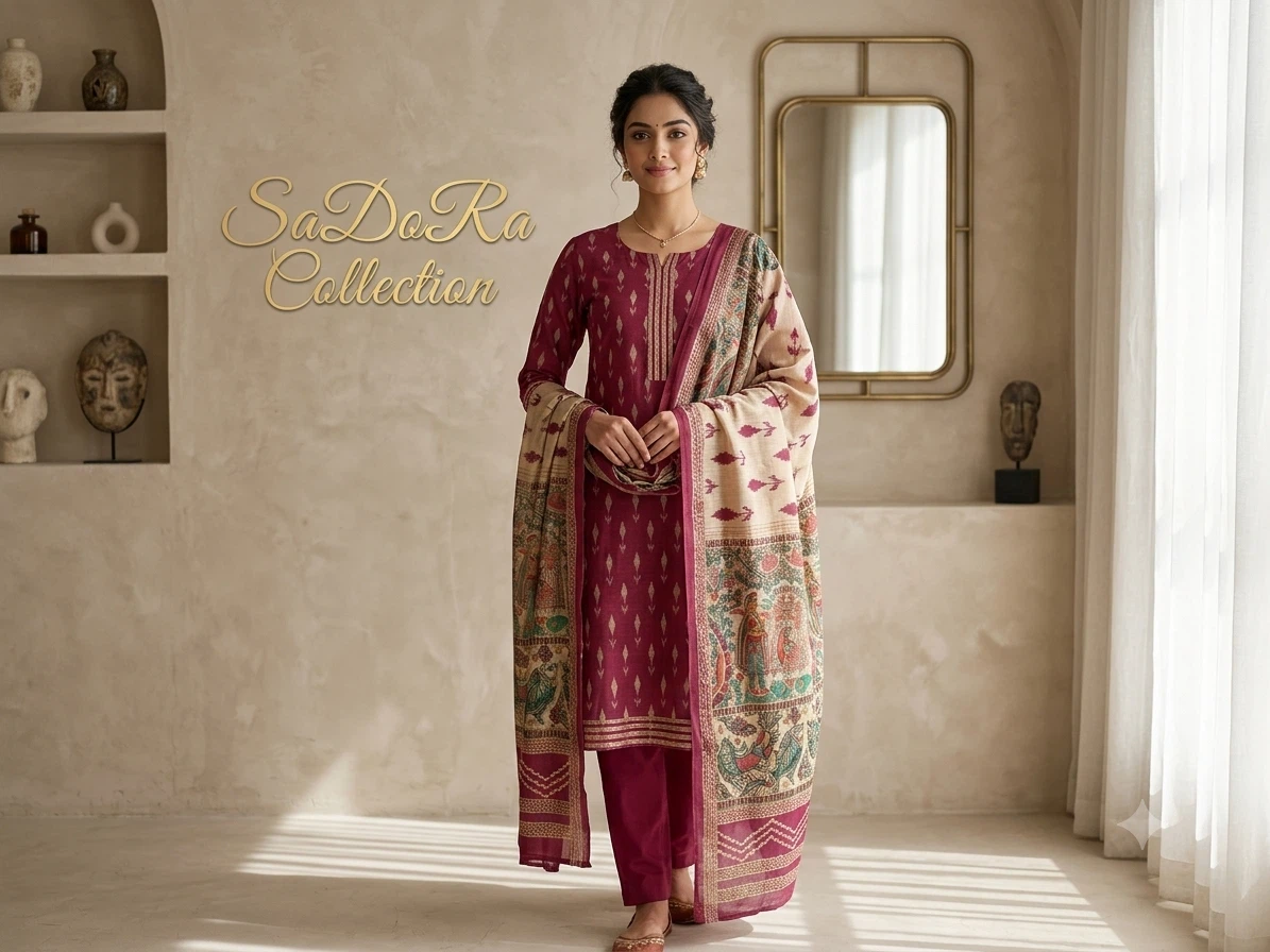 SaDoRa Collection Ladies Ethnic Outfit - photo 2