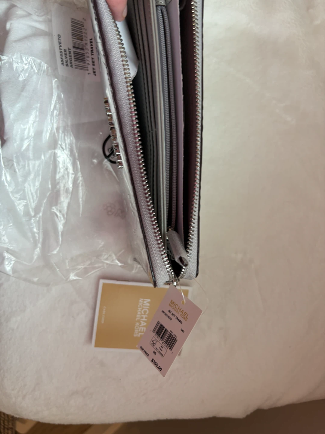 Michael Kors Jet Set Travel Wristlet Silver - photo 3