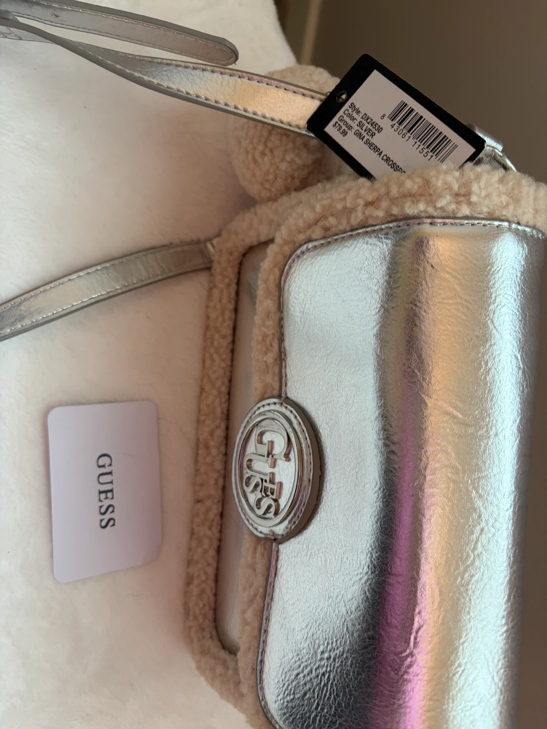 Guess Gina Sherpa Crossbody Bag - photo 2