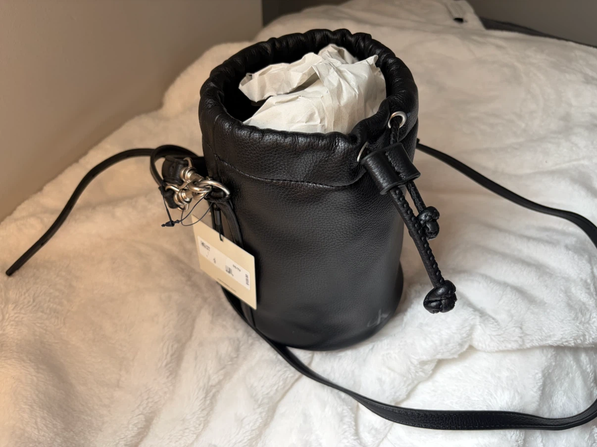 Calvin Klein Black Bucket Bag