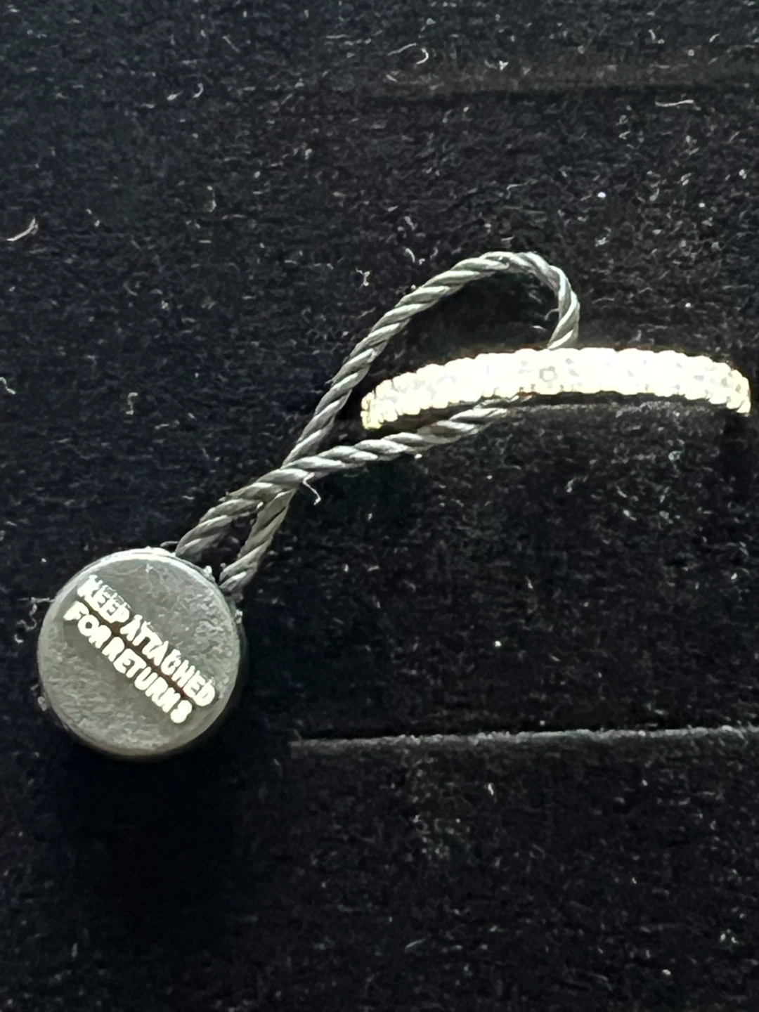Quince Lab Grown Diamond Pave Band Size 8.5