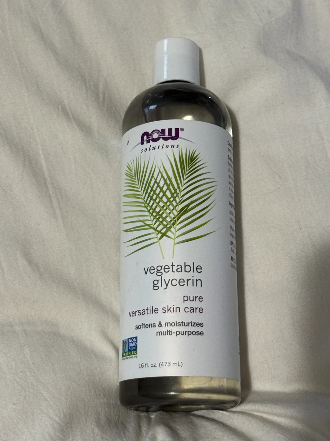 NOW Solutions Vegetable Glycerin 16 fl. oz.