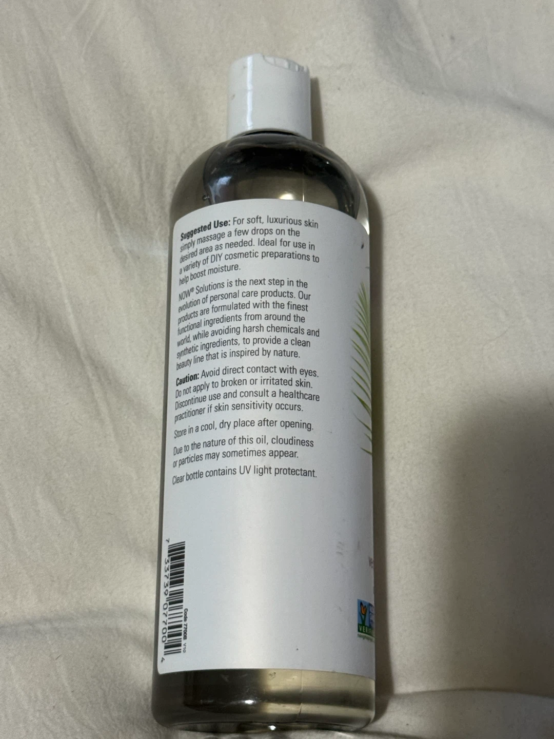 NOW Solutions Vegetable Glycerin 16 fl. oz. - photo 2