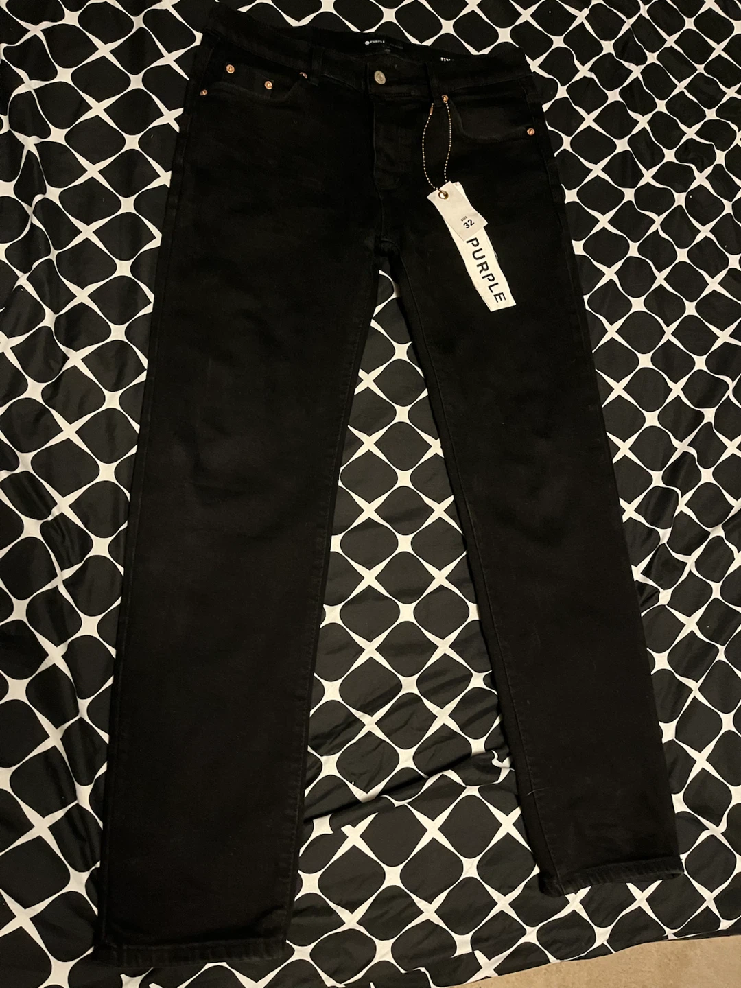 Purple Brand Black Jeans