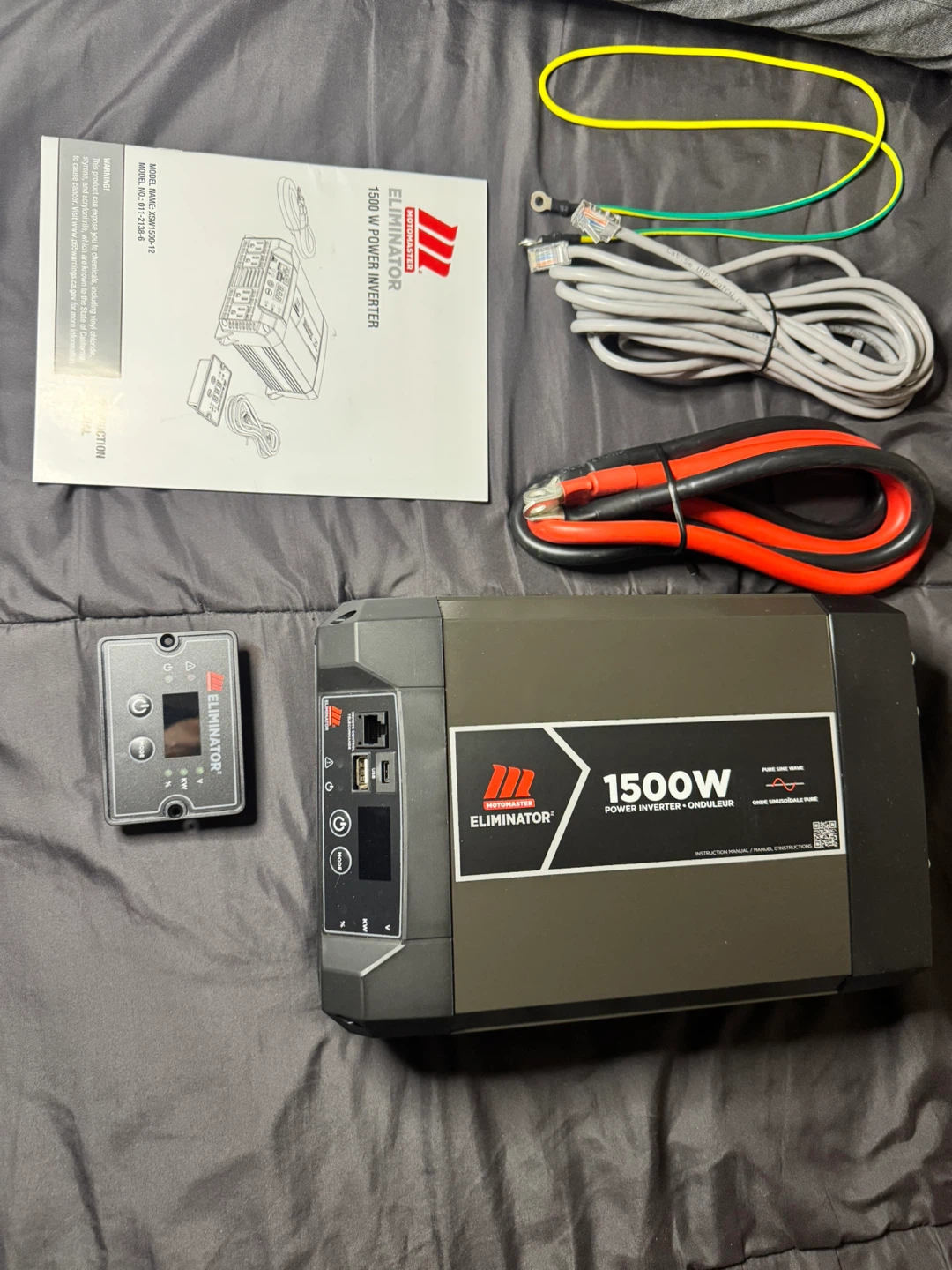 MotoMaster Eliminator 1500W Pure Sine Wave Power Inverter