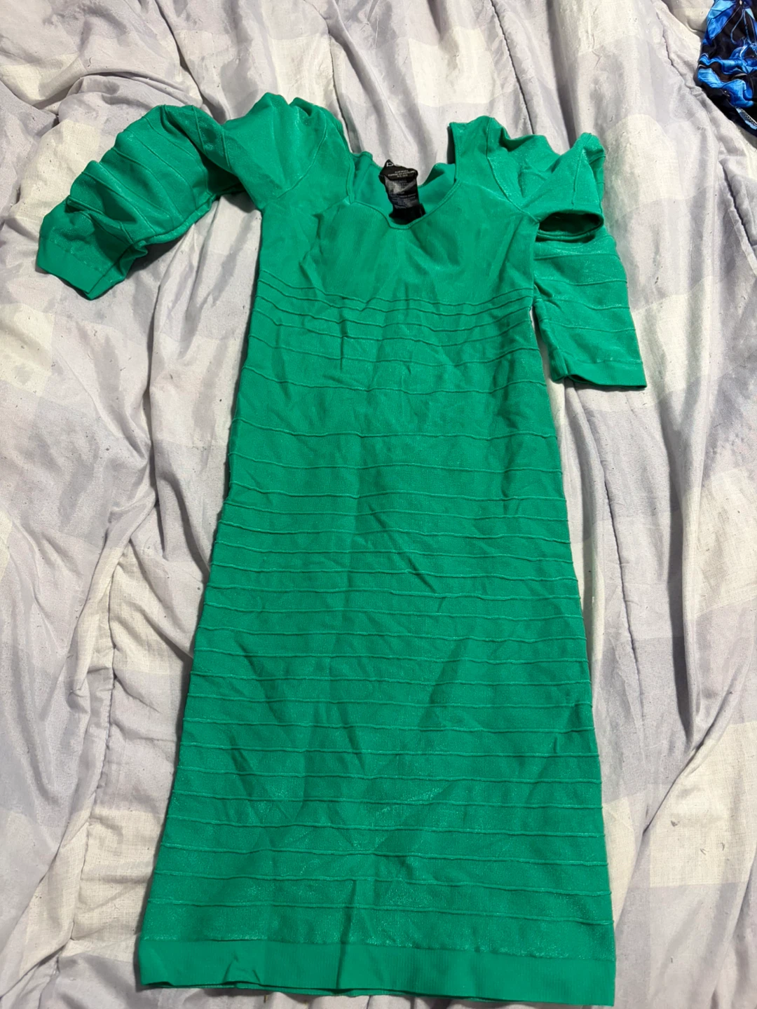 bebe Green Bandage Dress