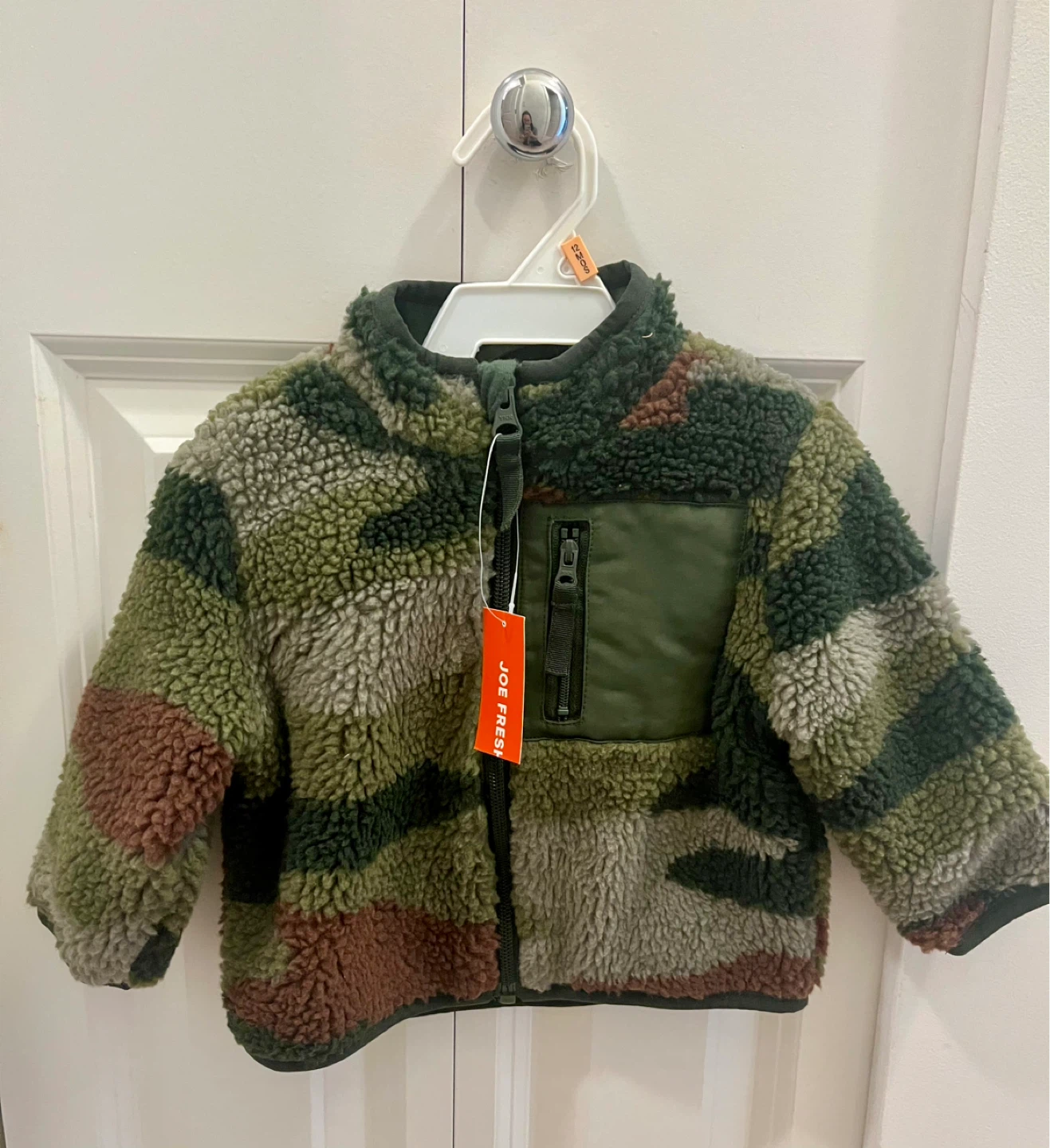 BNWT Camo Fleece Jacket 3-6 months