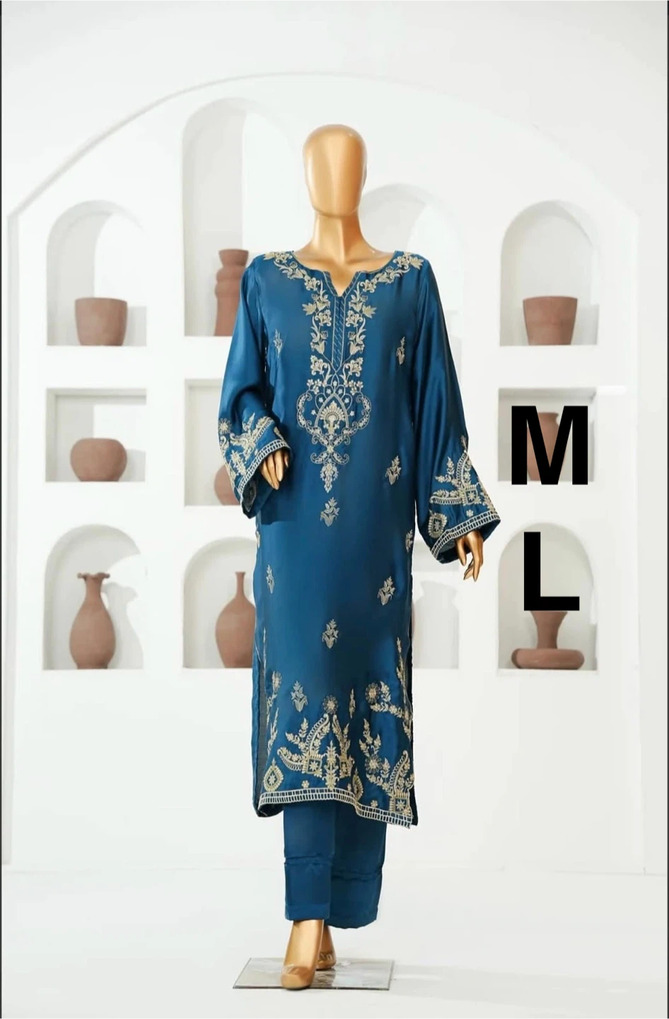 Silk  Kaftan Style co-ord sets.