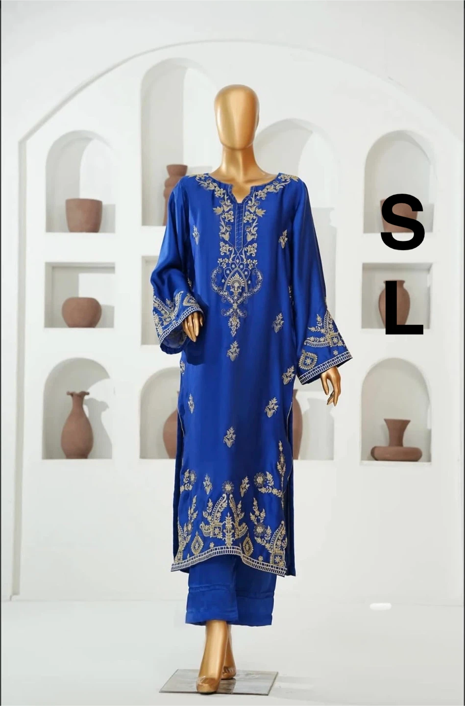 Silk  Kaftan Style co-ord sets. - photo 2