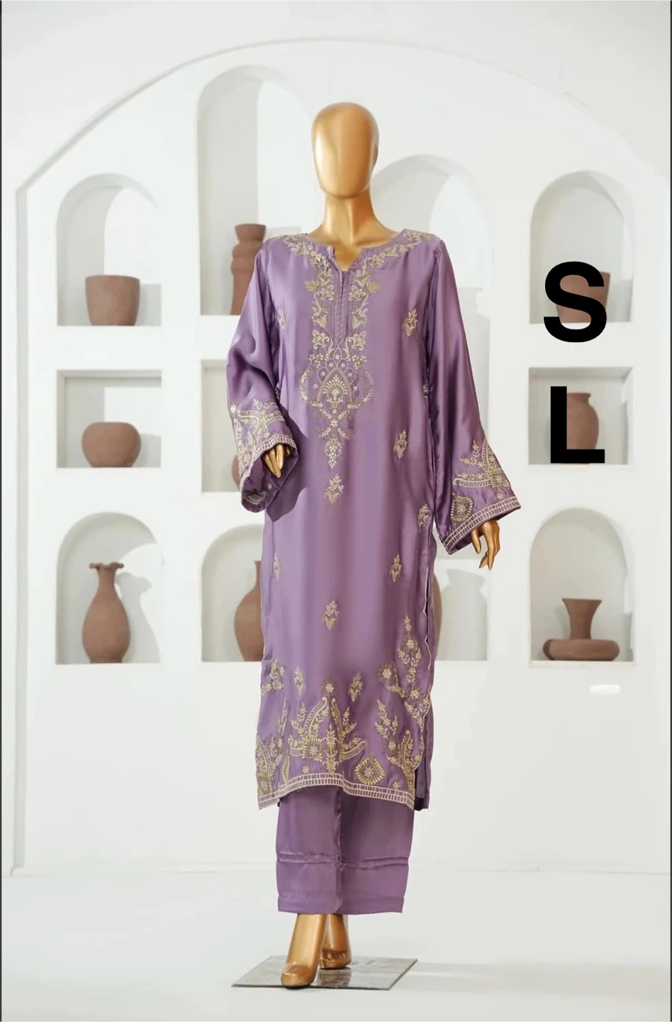 Silk  Kaftan Style co-ord sets. - photo 3