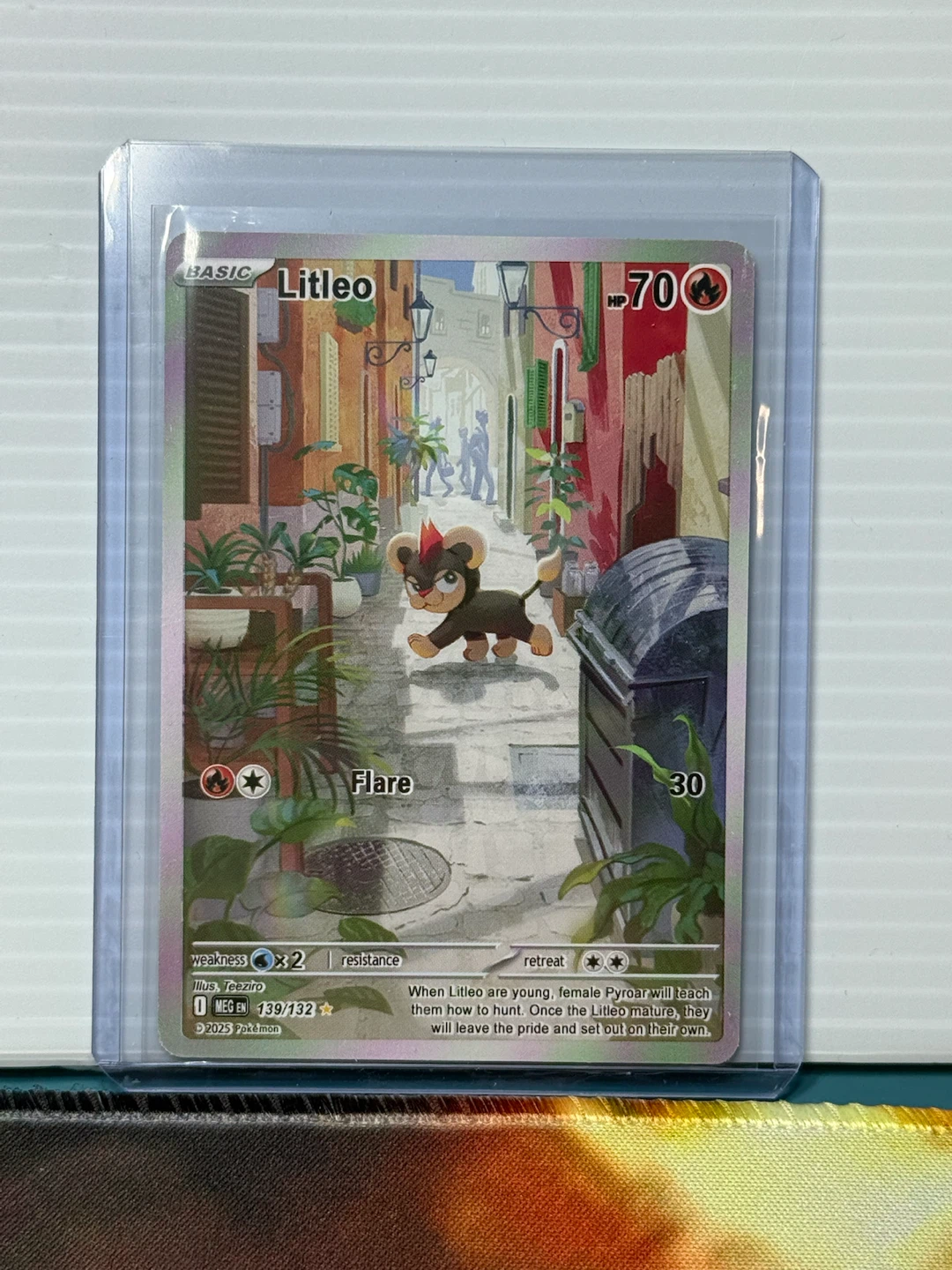 Litleo 139/132 Illustration Rare Pokemon Card