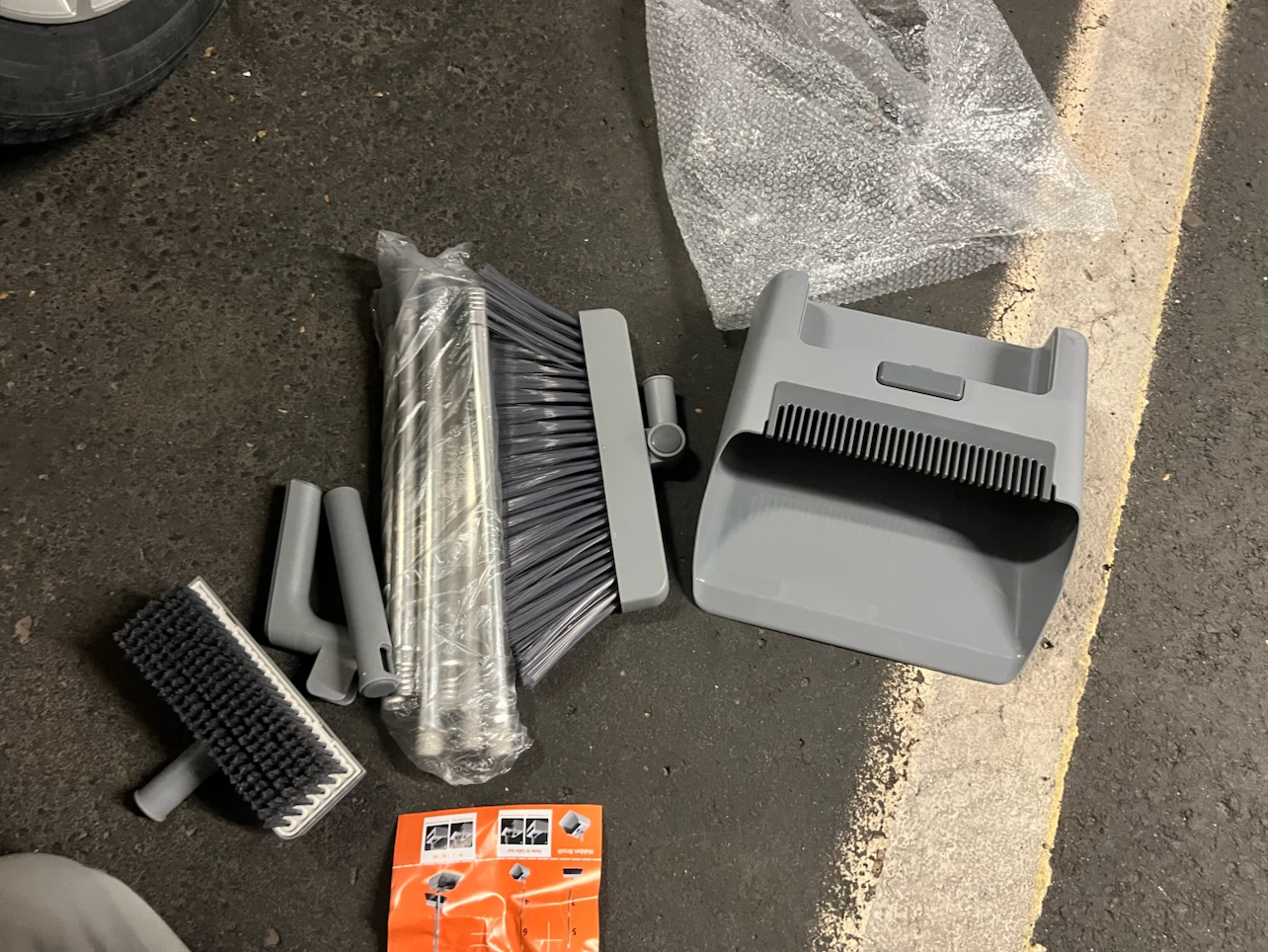 Long Handle Broom and Dustpan Set - photo 2