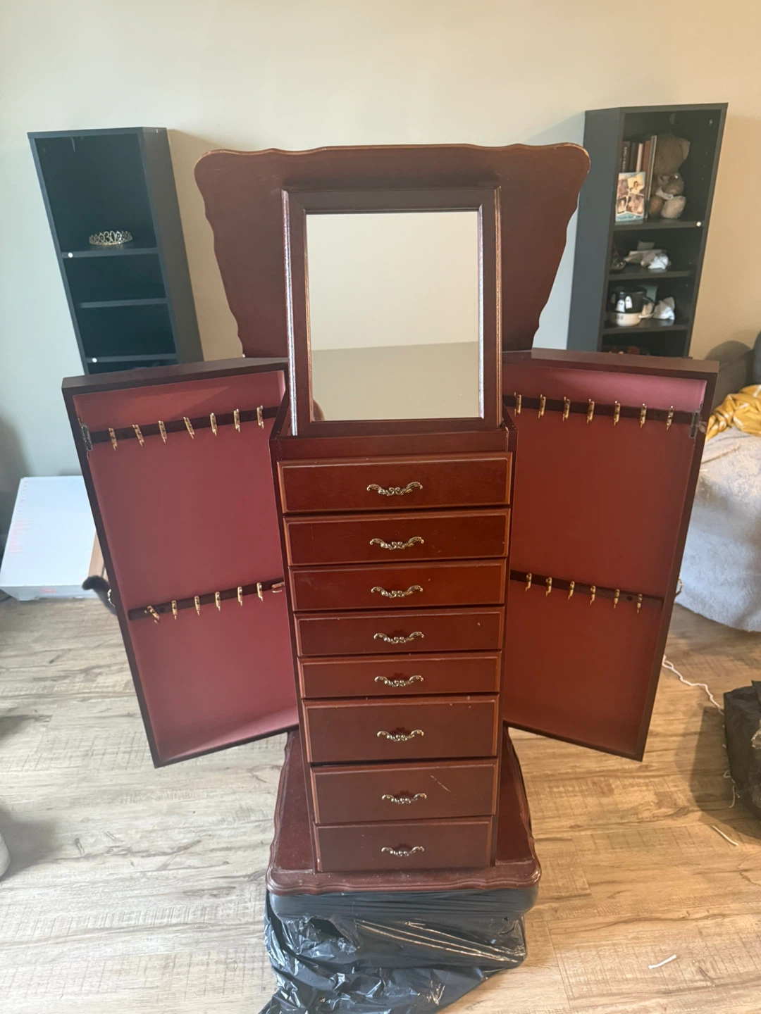 Vintage Powell 1988 Jewelry Armoire