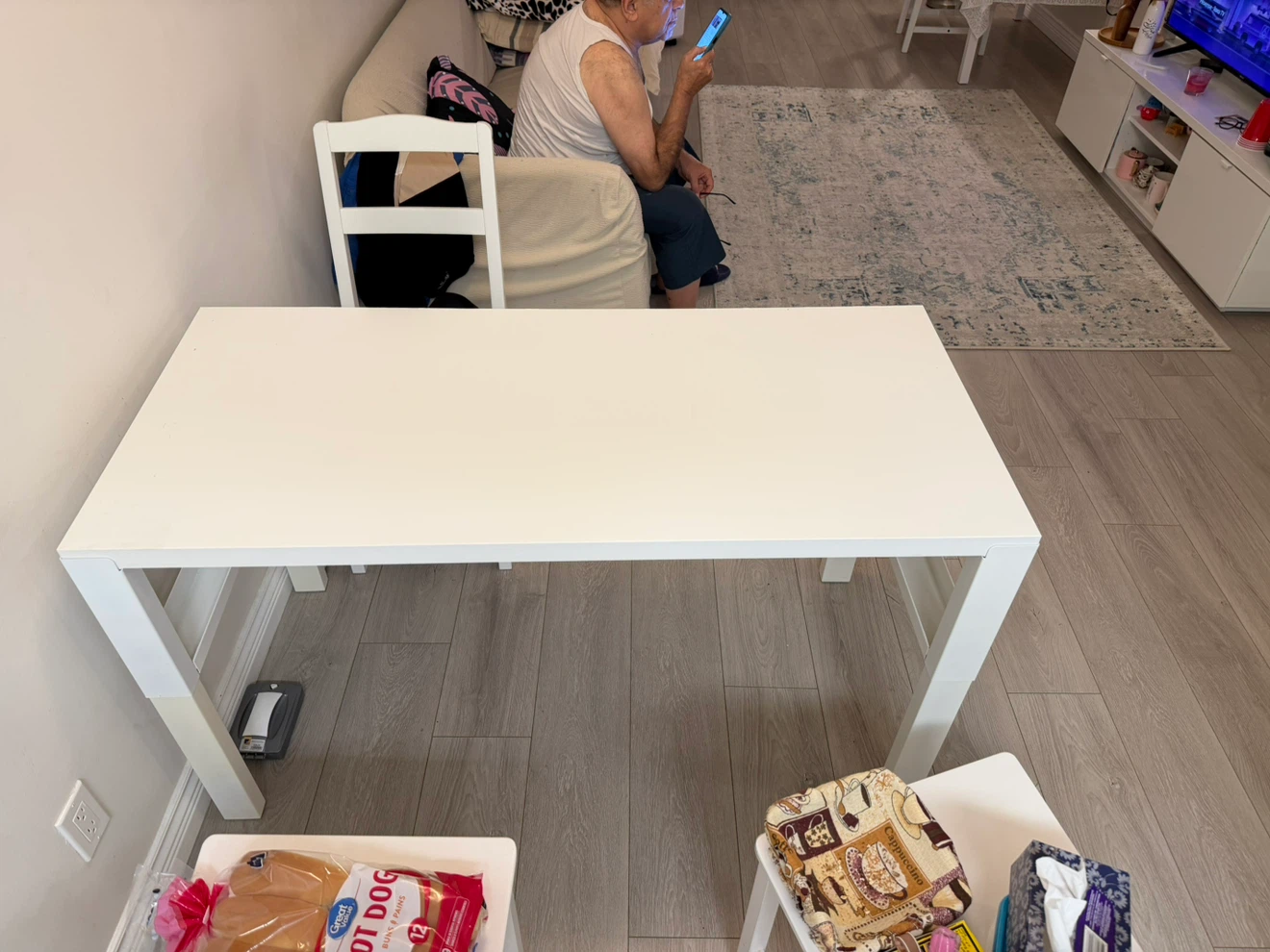 IKEA White Dining Table