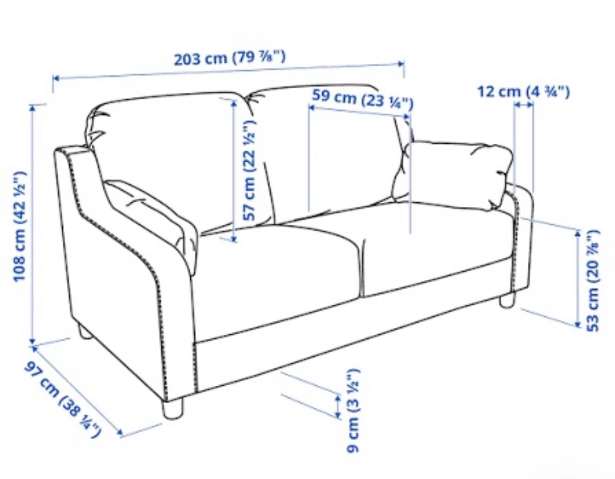 IKEA VINLIDEN sofa - photo 2