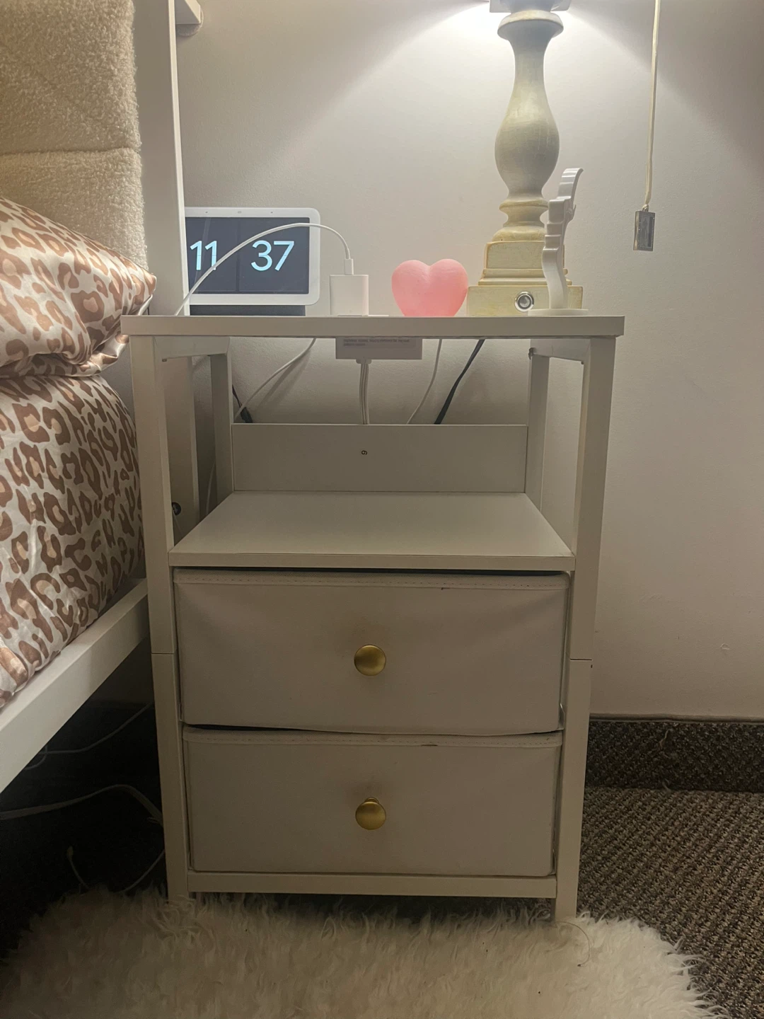Compact Charging Nightstand