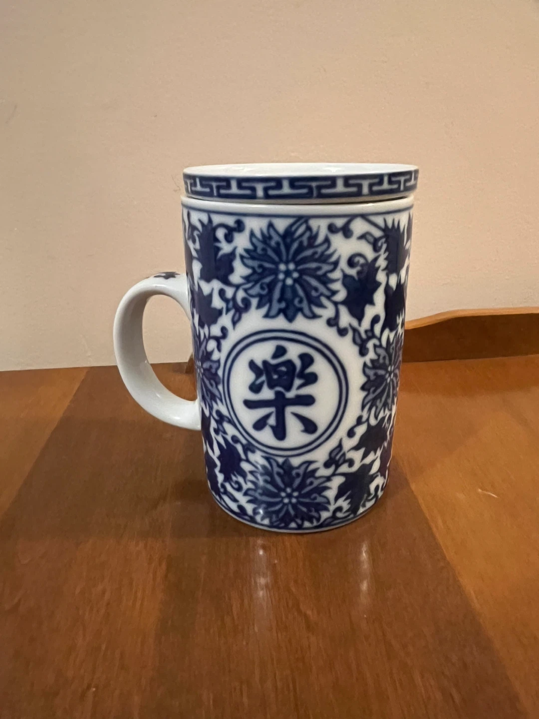 Pier 1 Imports Porcelain Tea Mug (Joy/Happiness) - photo 2