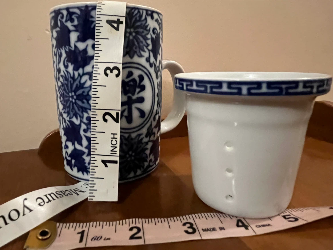 Pier 1 Imports Porcelain Tea Mug (Joy/Happiness) - photo 5