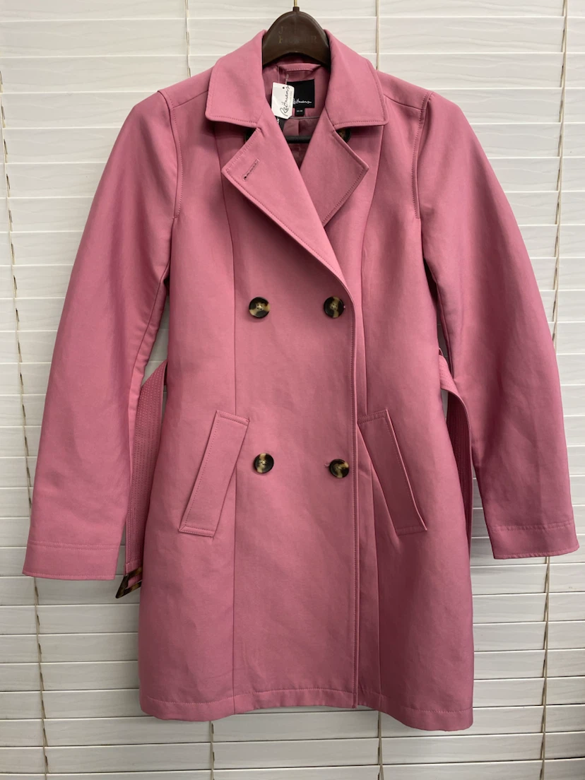 Reitmans Pink Trench Coat - XS - photo 2