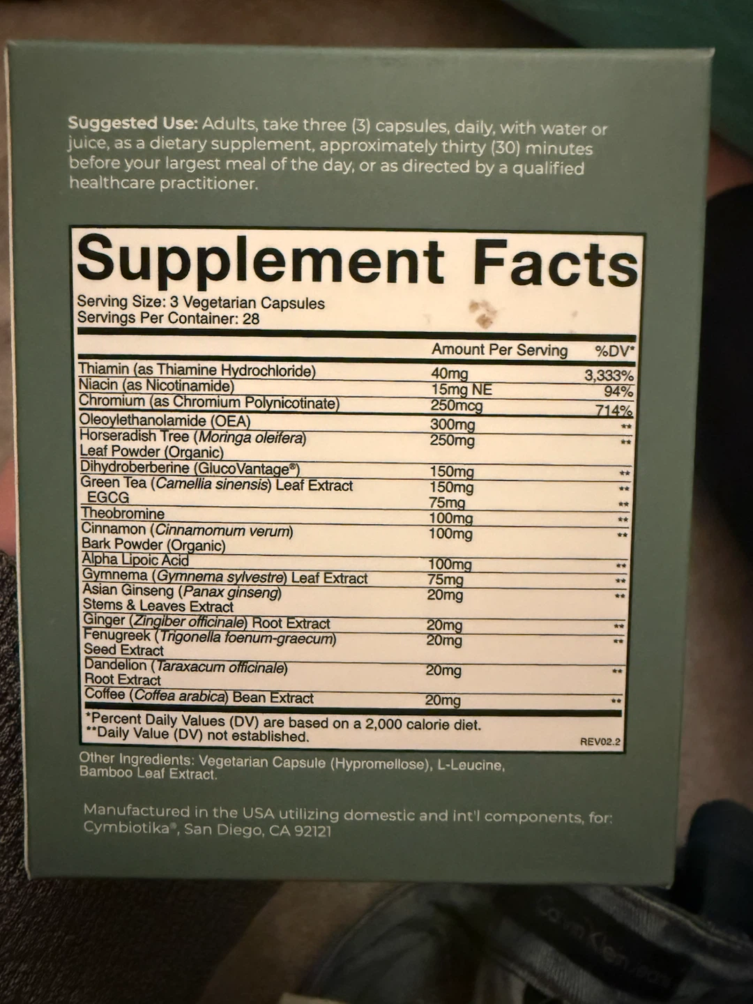 BRAND NEW Cymbiotika Metabolic Health - Daily Metabolism Booster - photo 3