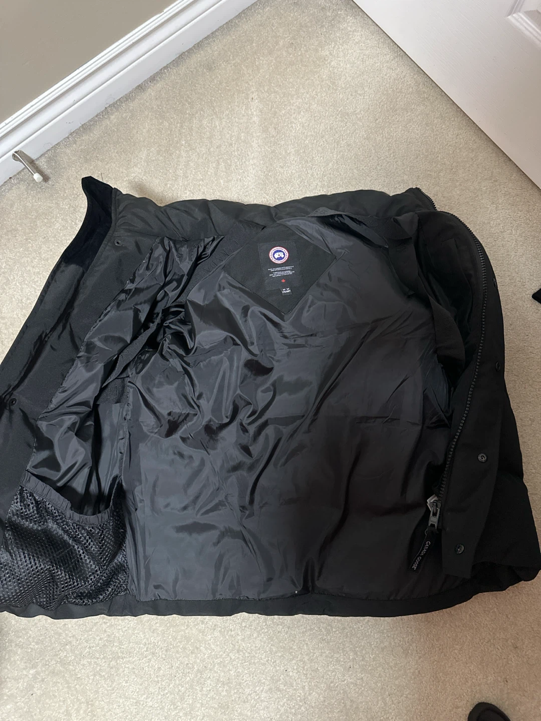 Canada Goose Black Down Jacket