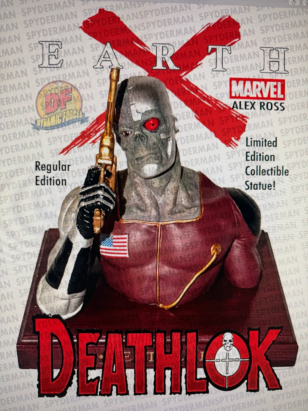 Earth X Deathlok Resin Bust Alex Ross reg Ed