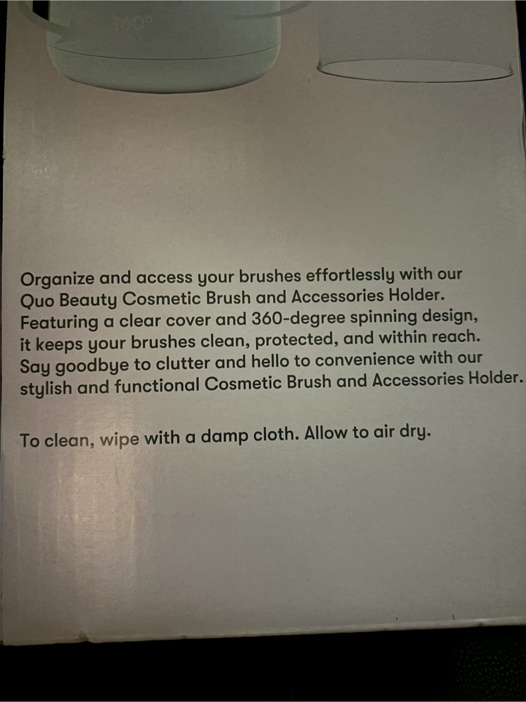 Quo Beauty Cosmetic Brush and Accessories Holder - photo 2