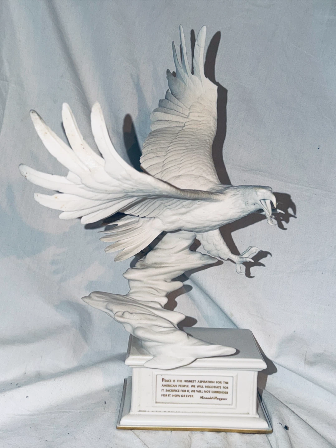 Franklin Mint Freedom Above All Porcelain Eagle