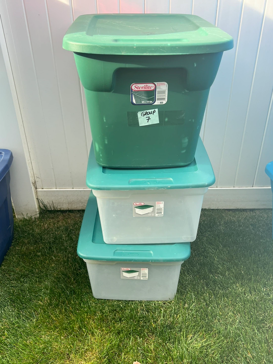#7 - Sterilite Storage Bins with Lids