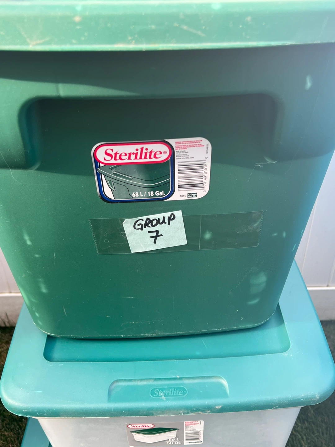 #7 - Sterilite Storage Bins with Lids - photo 2