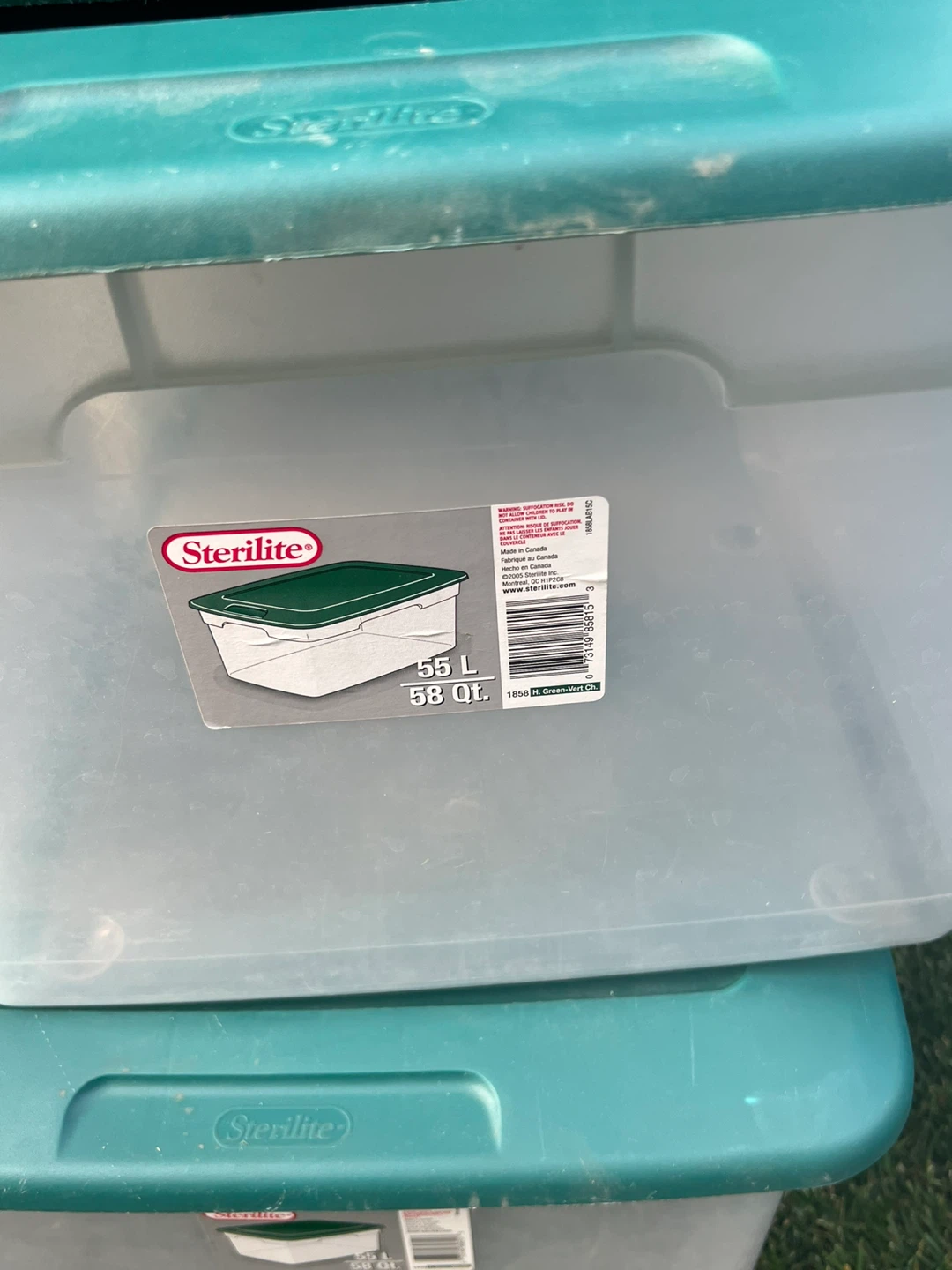 #7 - Sterilite Storage Bins with Lids - photo 3
