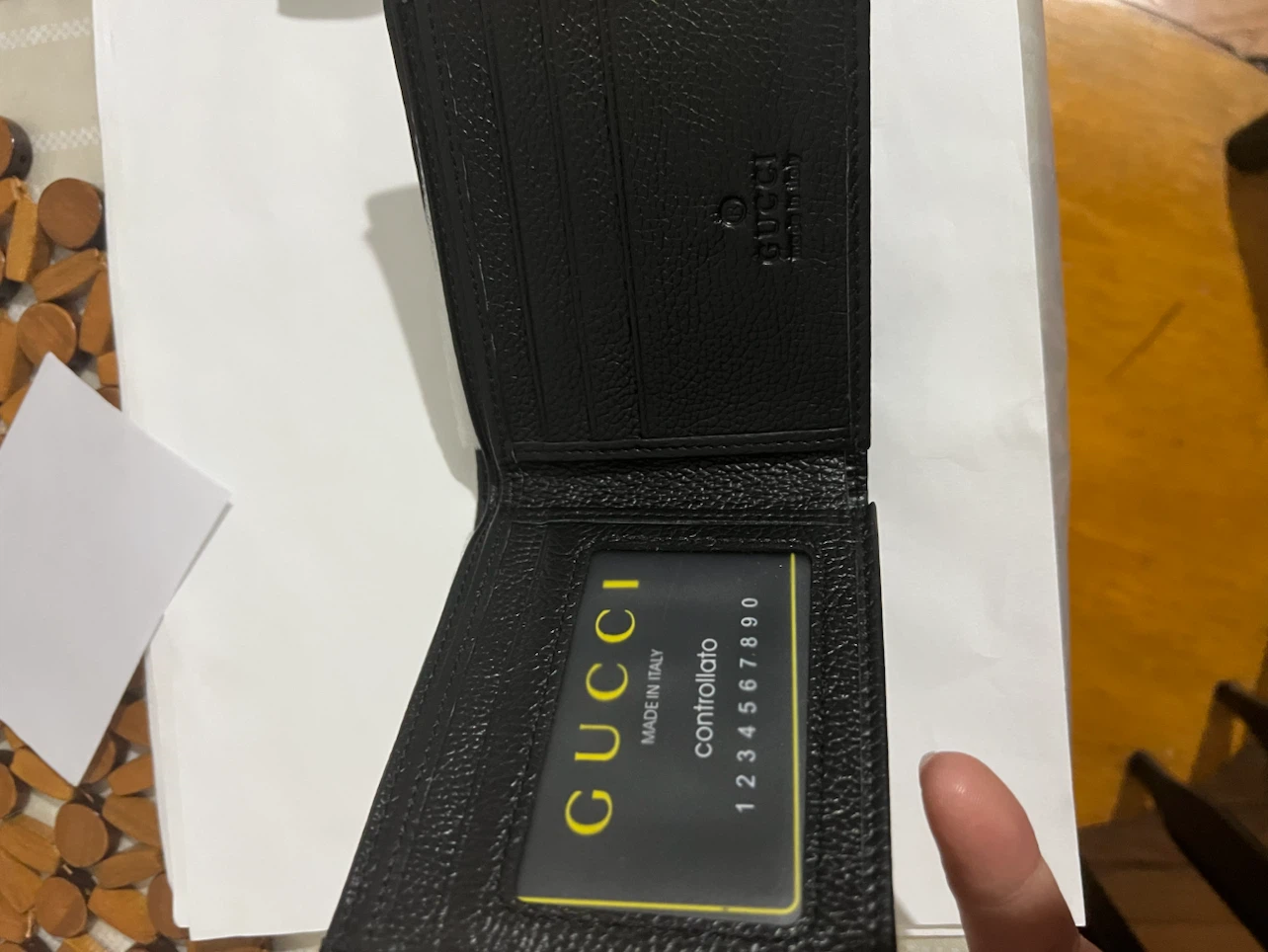 Gucci Black Leather Wallet - photo 3