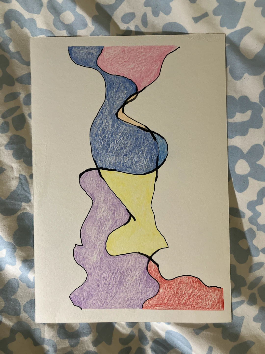 Original Abstract Pencil Drawing